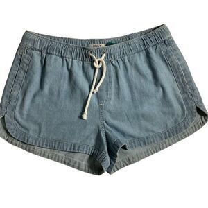 ROXY Juniors MEDIUM Cotton Blend Beach Shorts